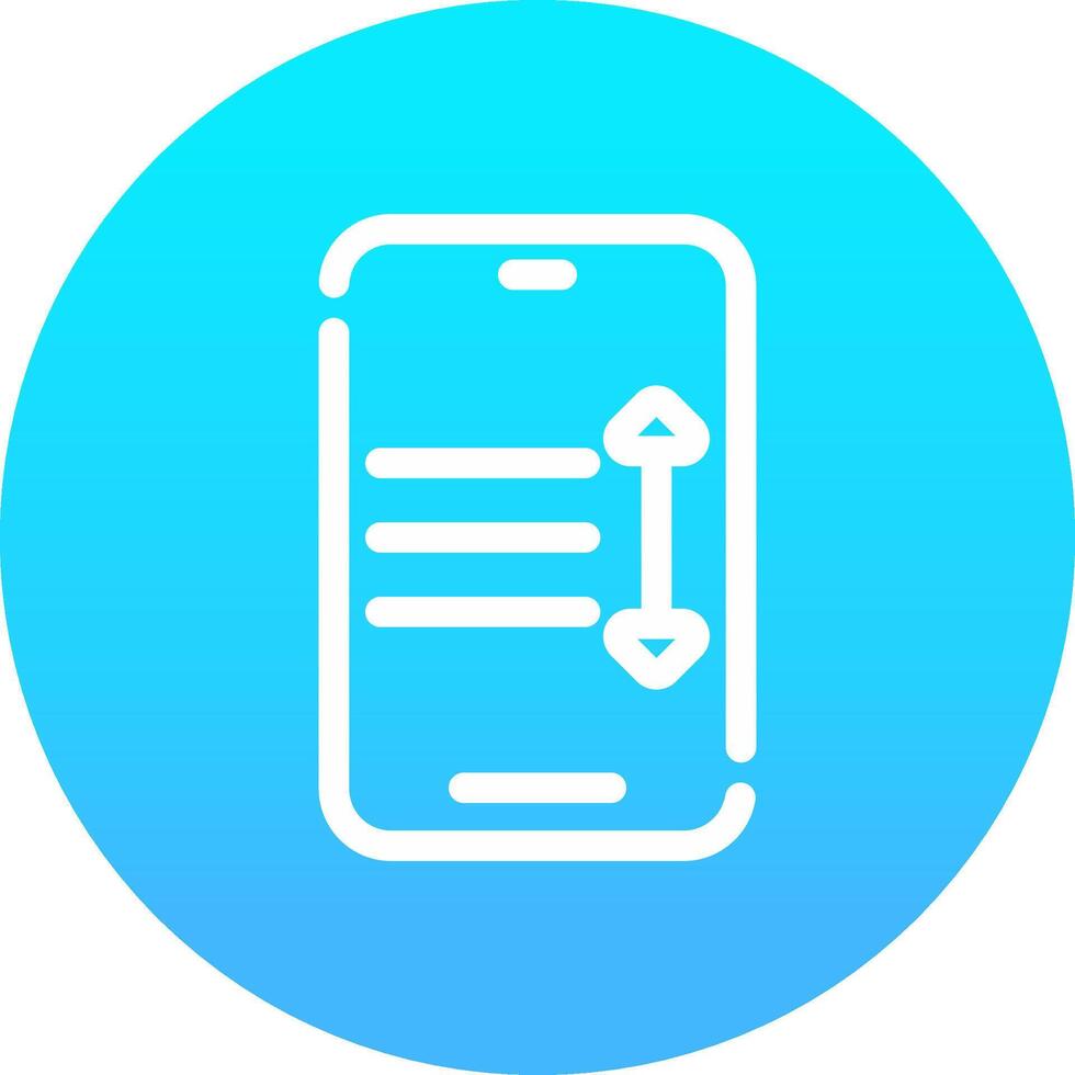 Line blue Gradient Circle Design vector