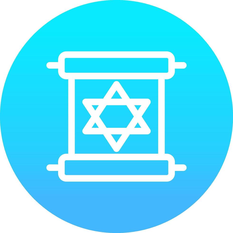 Scroll torah Creative Icon Design vector