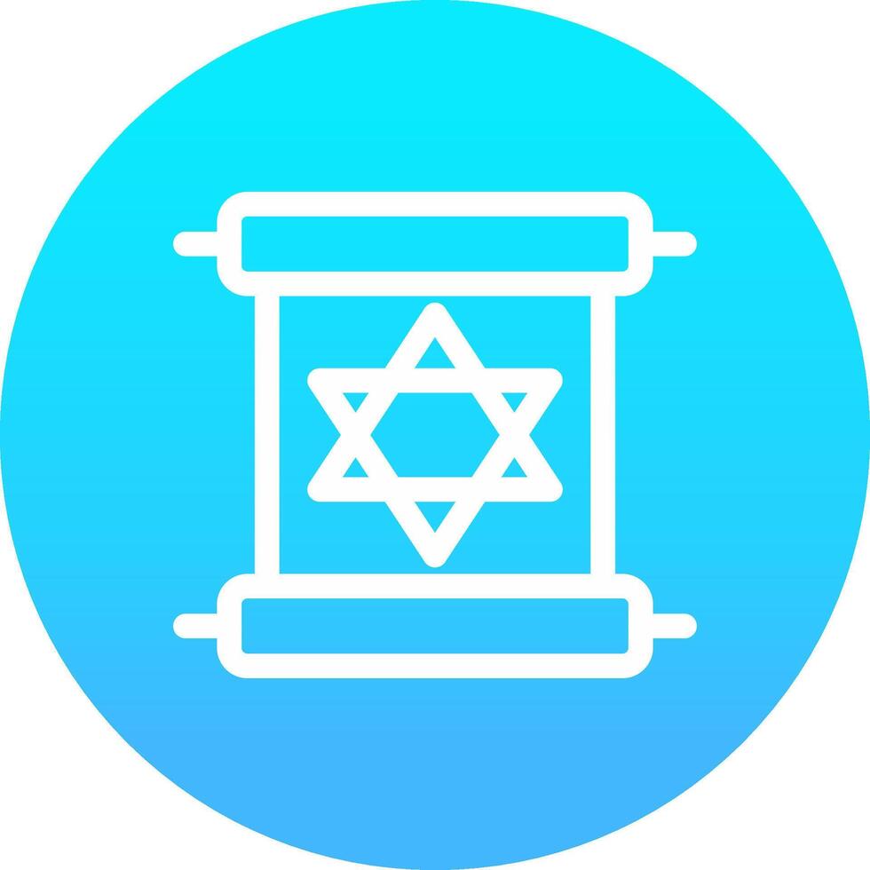 Scroll torah Creative Icon Design vector