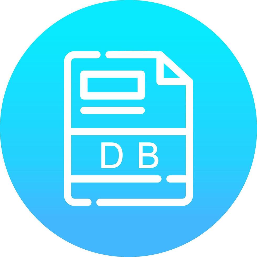 DB Creative Icon Design vector