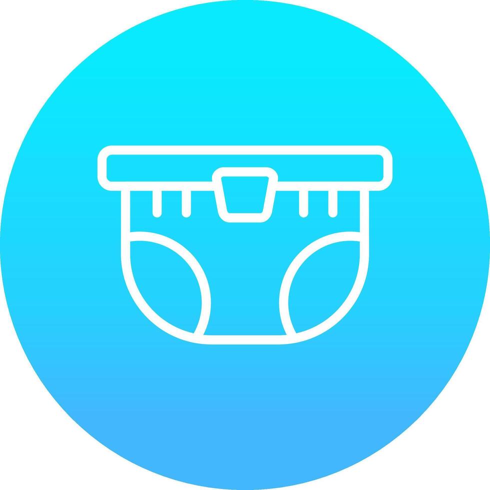 Diapers Creative Icon Design vector