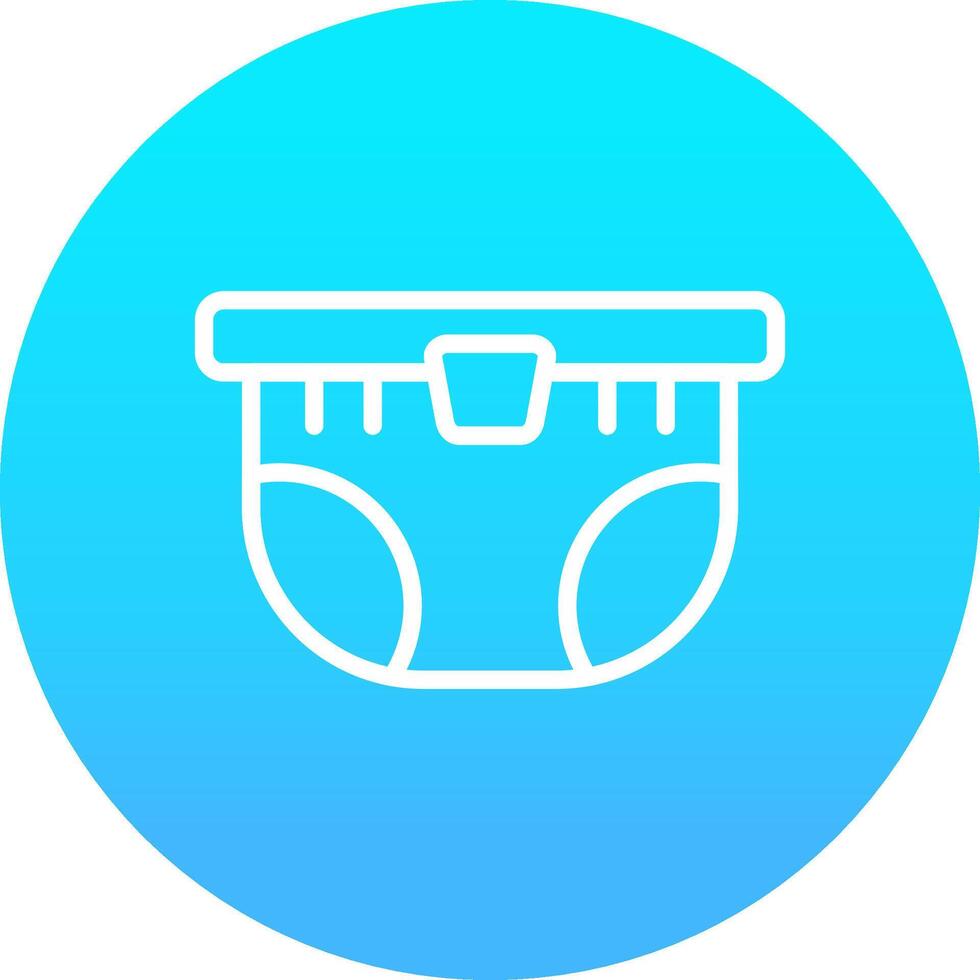 Diapers Creative Icon Design vector