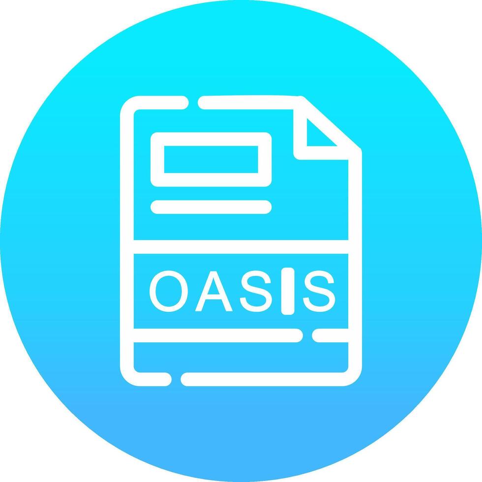 OASIS Creative Icon Design vector