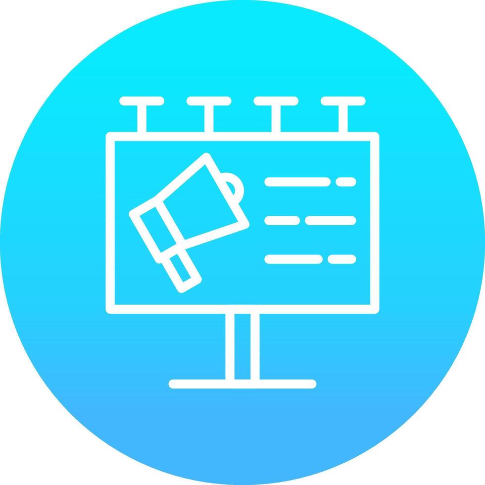 Ad Creative Icon Design vector