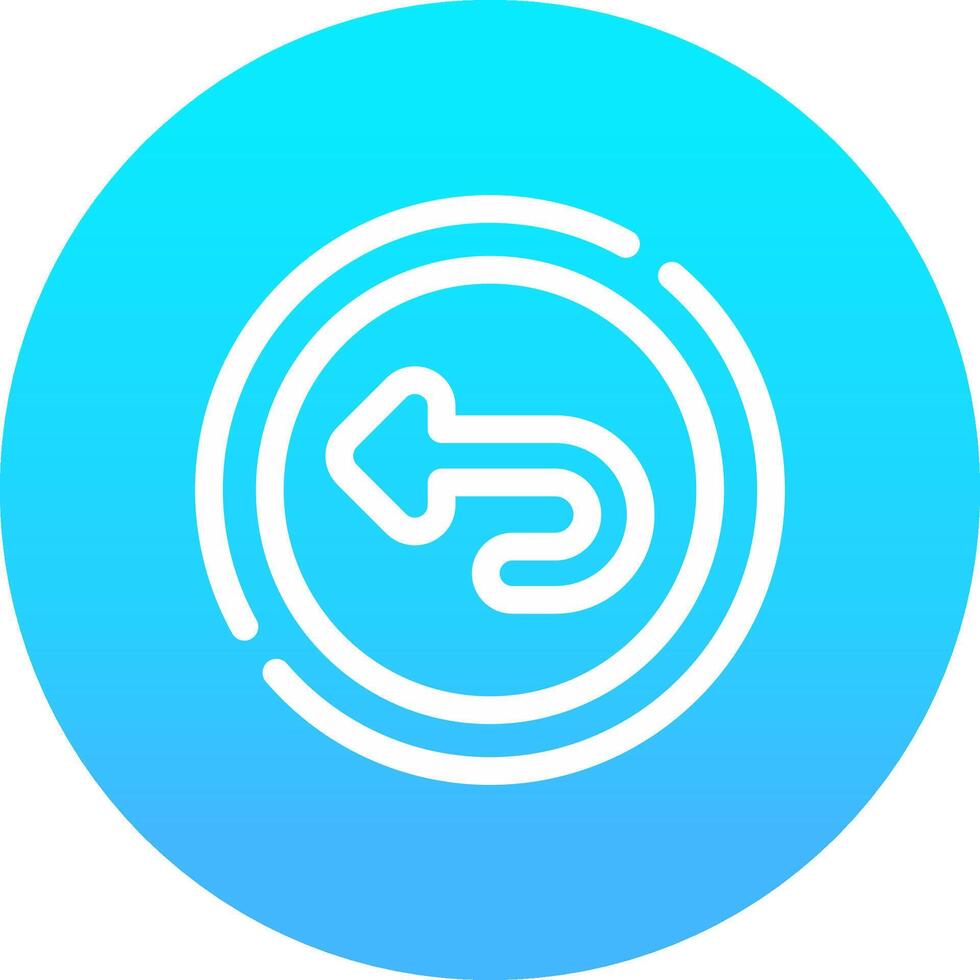 Undo Creative Icon Design vector