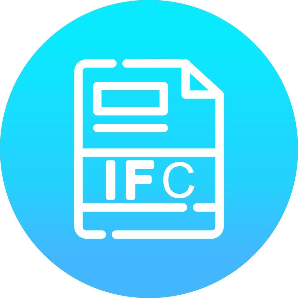 IFC Creative Icon Design vector