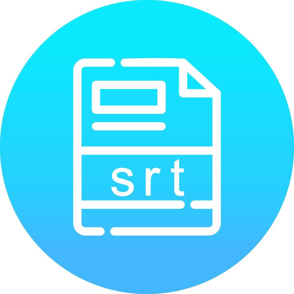 srt Creative Icon Design vector