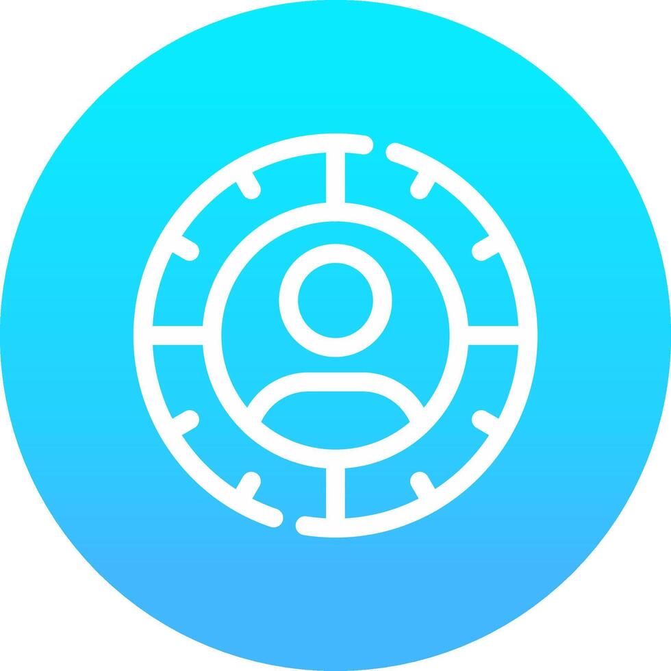 Target Audience Creative Icon Design vector