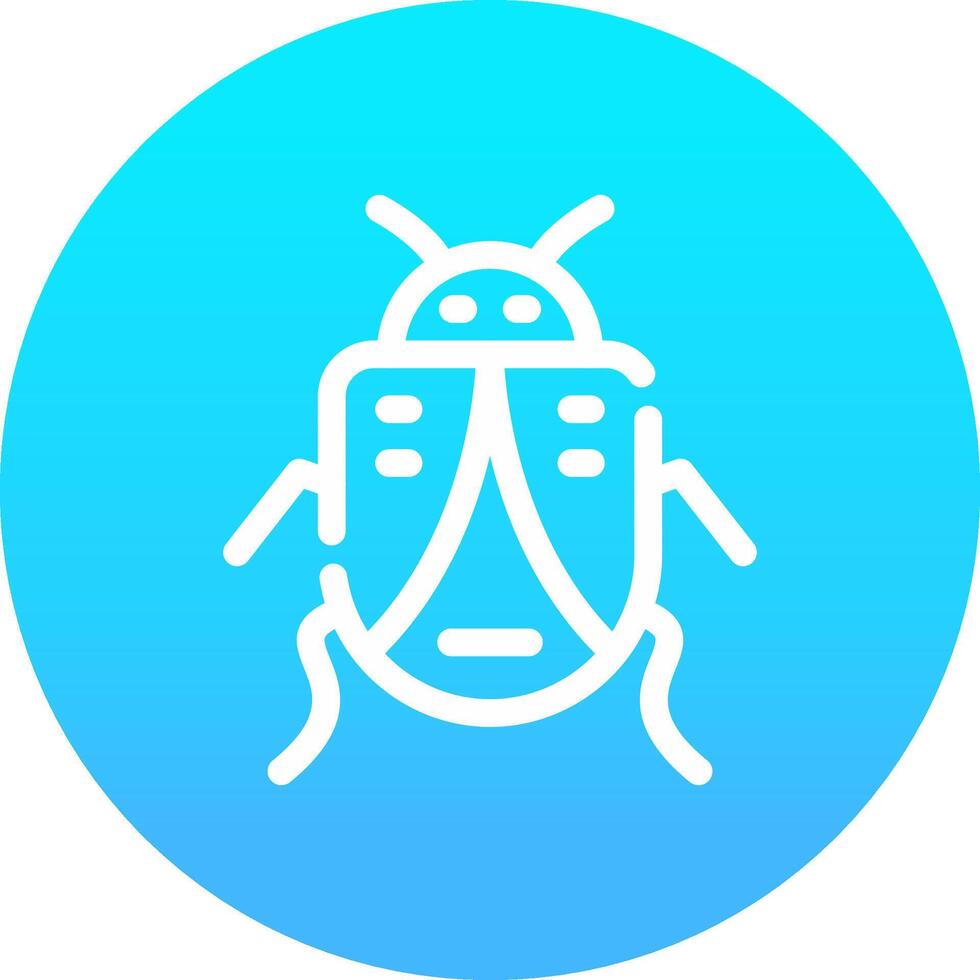 Bug Creative Icon Design vector