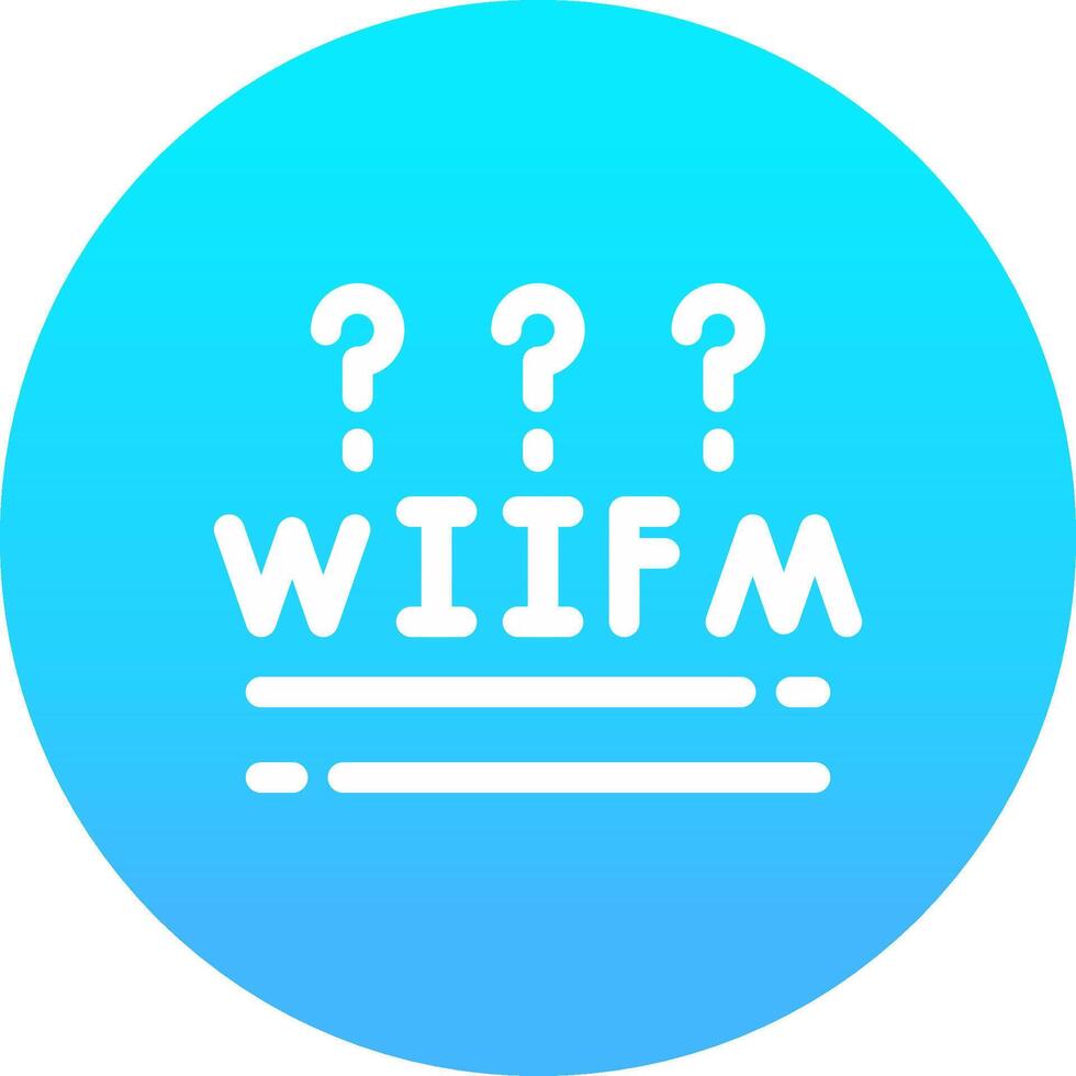 WIIFM Creative Icon Design vector