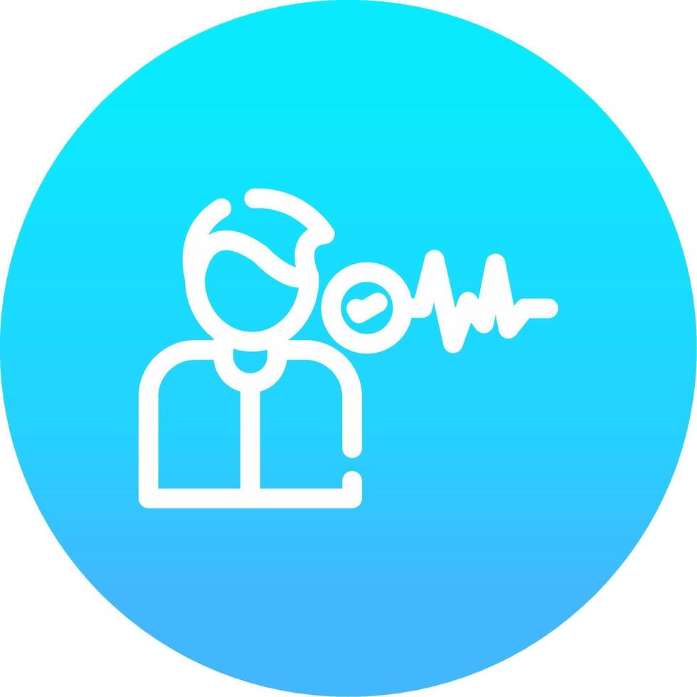 Voice Recognition Creative Icon Design vector