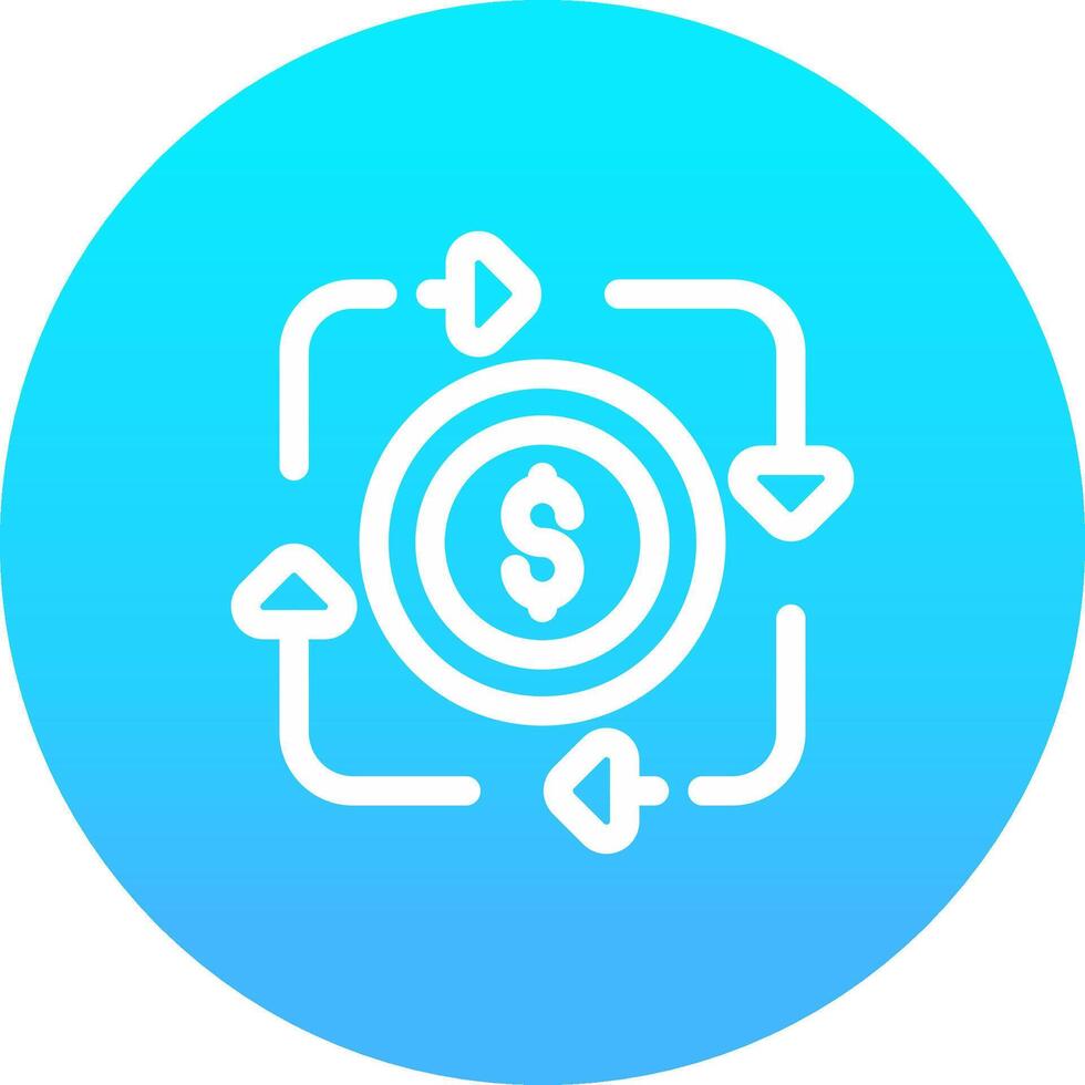 Revolving Fund Creative Icon Design vector