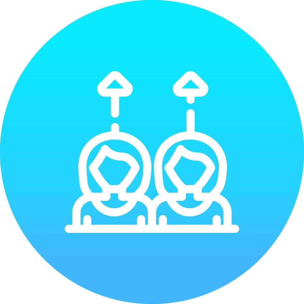 Same Approach Creative Icon Design vector