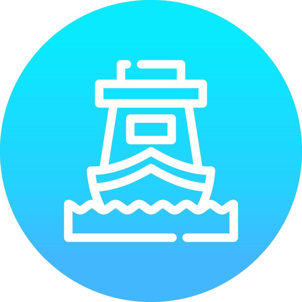 Ship Creative Icon Design vector