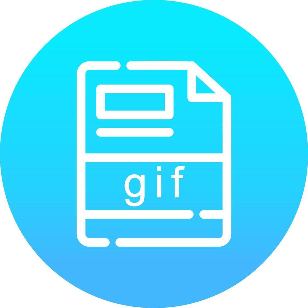 gif Creative Icon Design vector