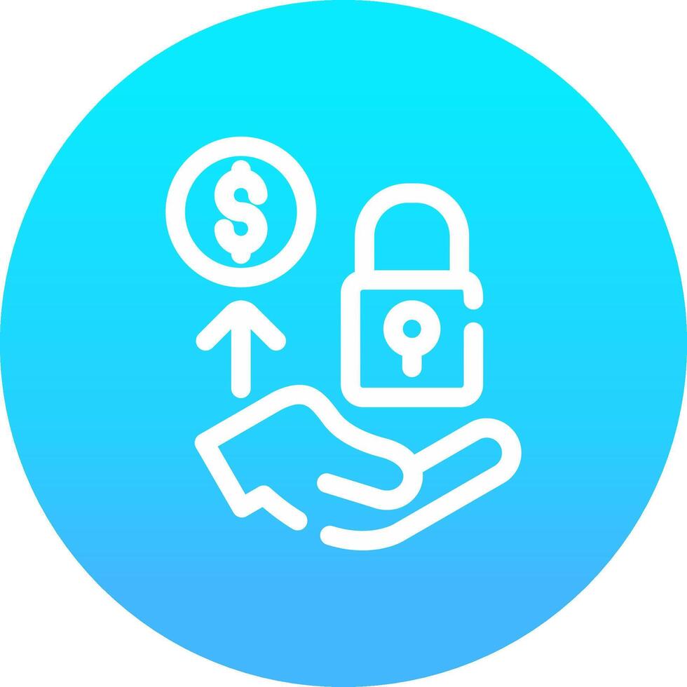 Private Offering Creative Icon Design vector