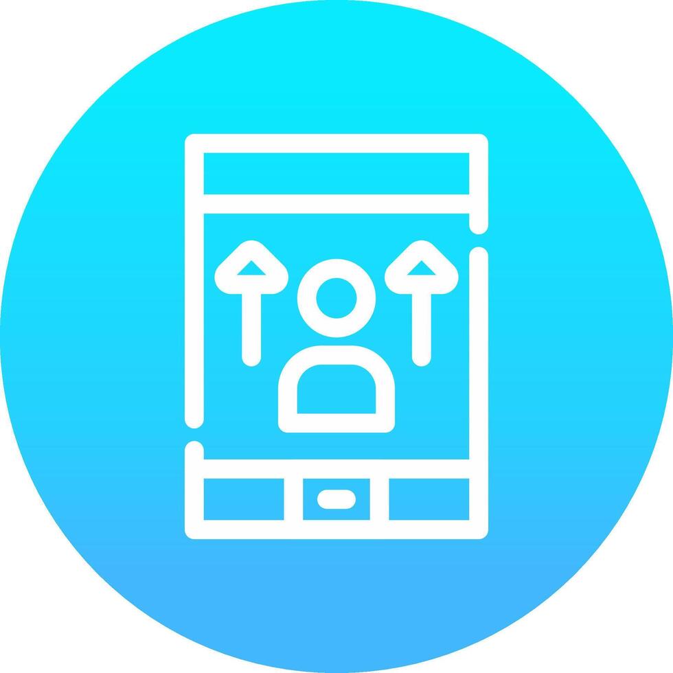 Online Influencer Creative Icon Design vector