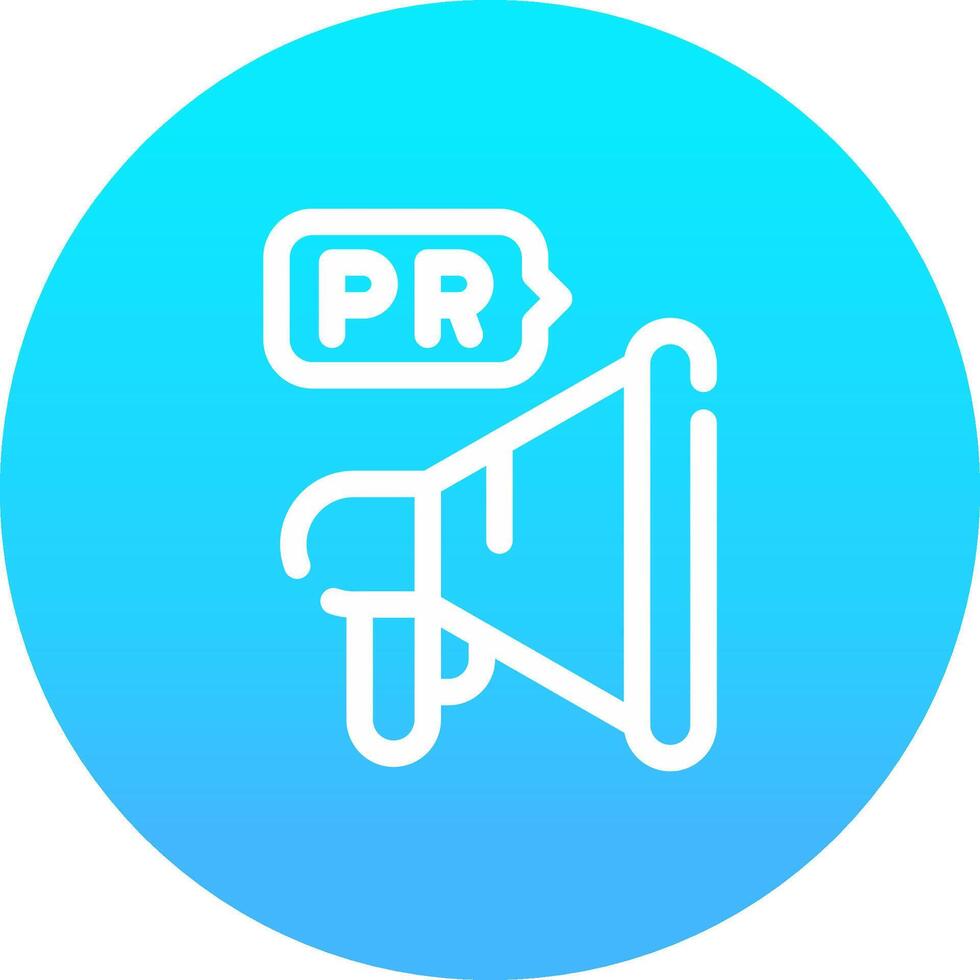Public Relations Creative Icon Design vector