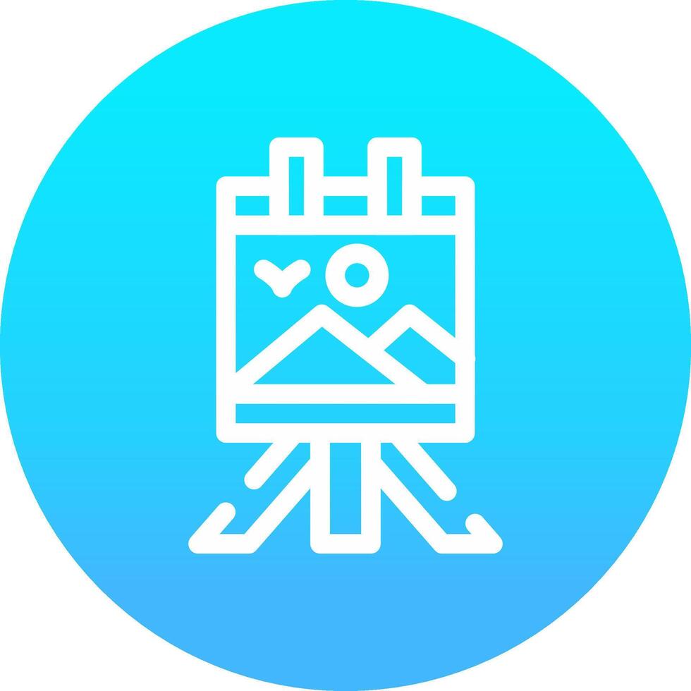 Canvas Creative Icon Design vector
