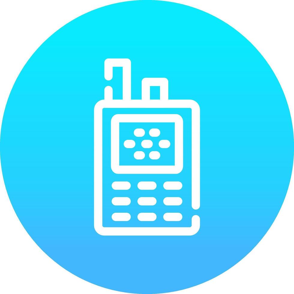 Walkie Talkie Creative Icon Design vector