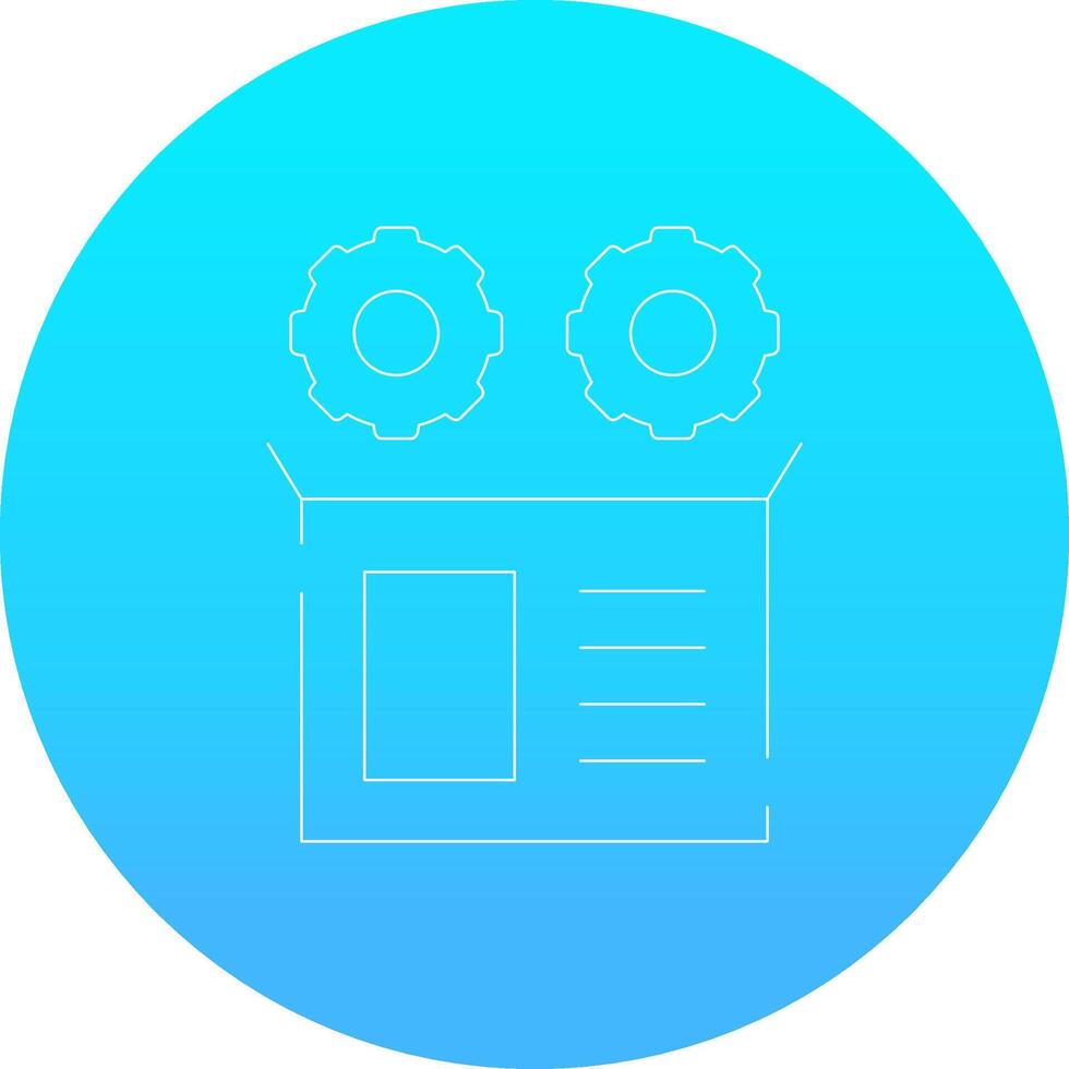 Procedure Package Creative Icon Design vector