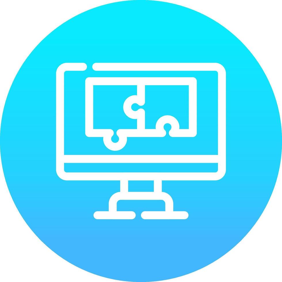 Puzzle Creative Icon Design vector