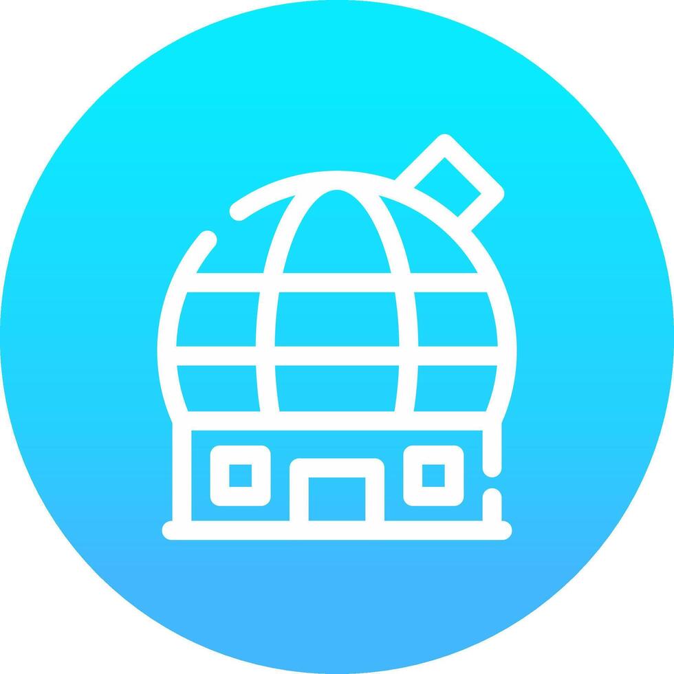Observatory Creative Icon Design vector