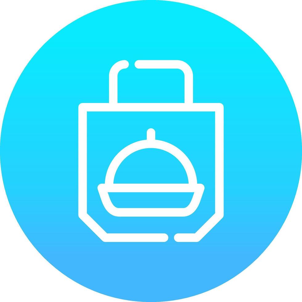 Food Delivery Creative Icon Design vector