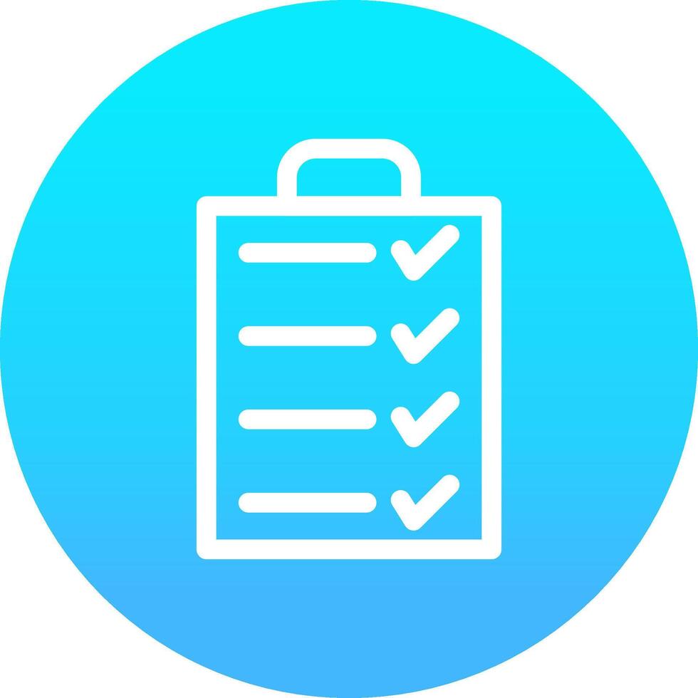 Checklist Creative Icon Design vector