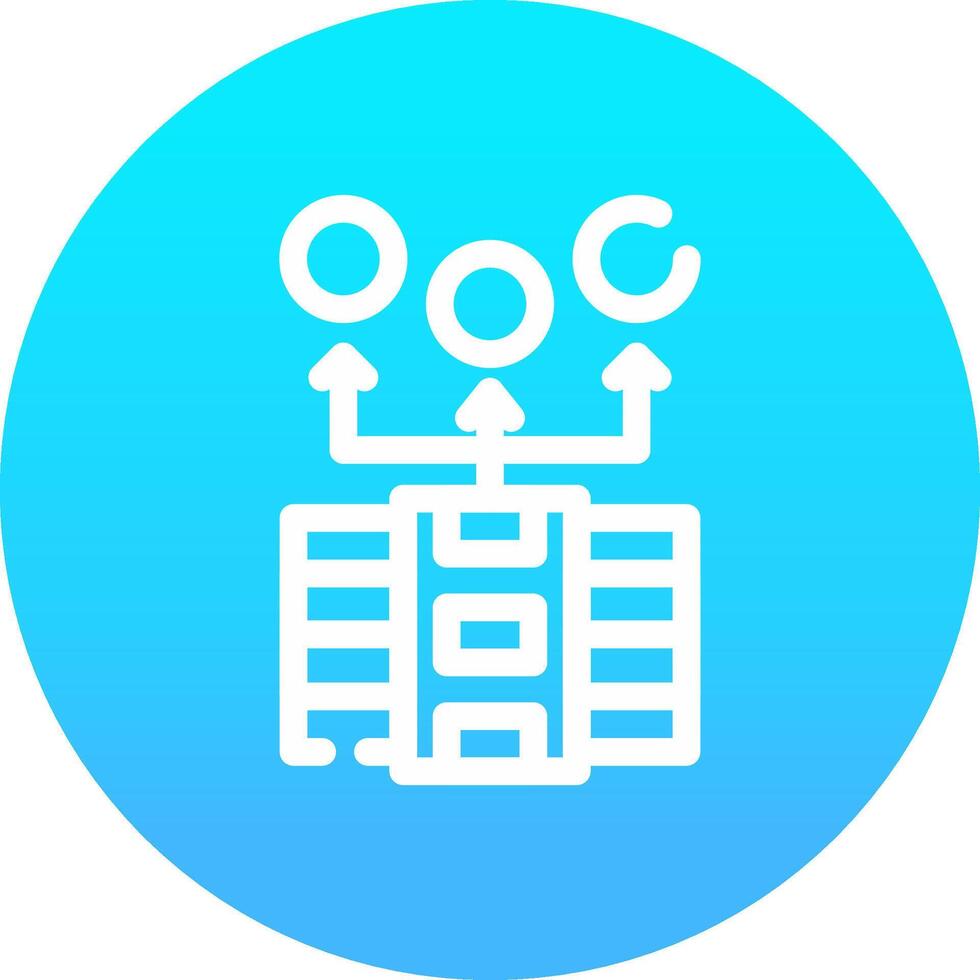 Crowdfunding Creative Icon Design vector