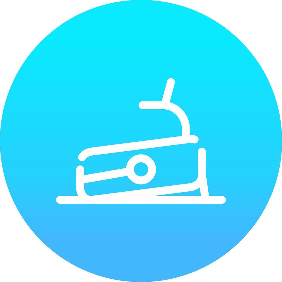 Treadmill Creative Icon Design vector