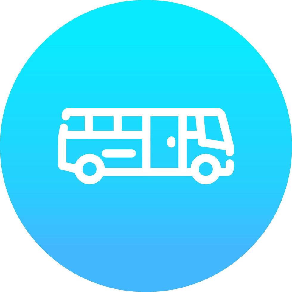 School Bus Creative Icon Design vector