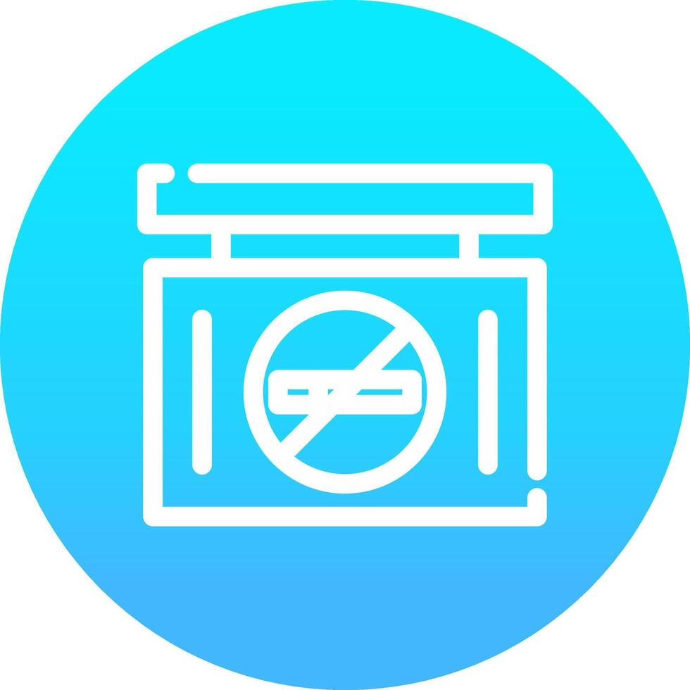 No Smoke Creative Icon Design vector