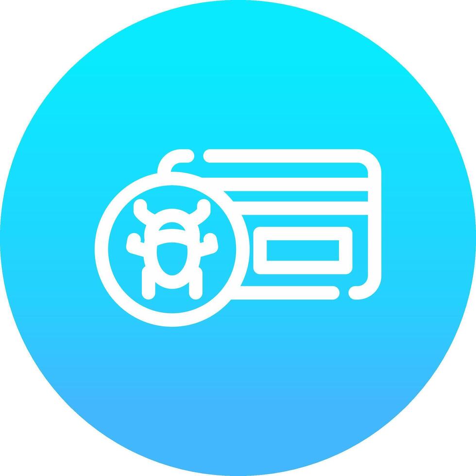 Bug Creative Icon Design vector