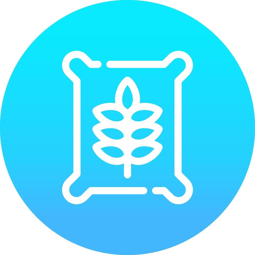 Seed Bag Creative Icon Design vector