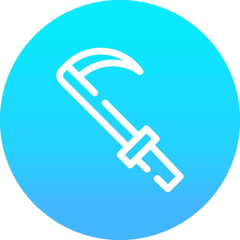 Scythe Creative Icon Design vector