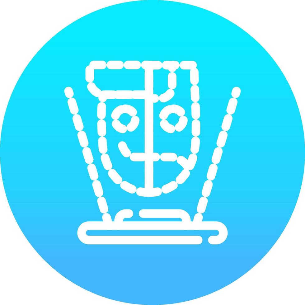 Hologram Creative Icon Design vector