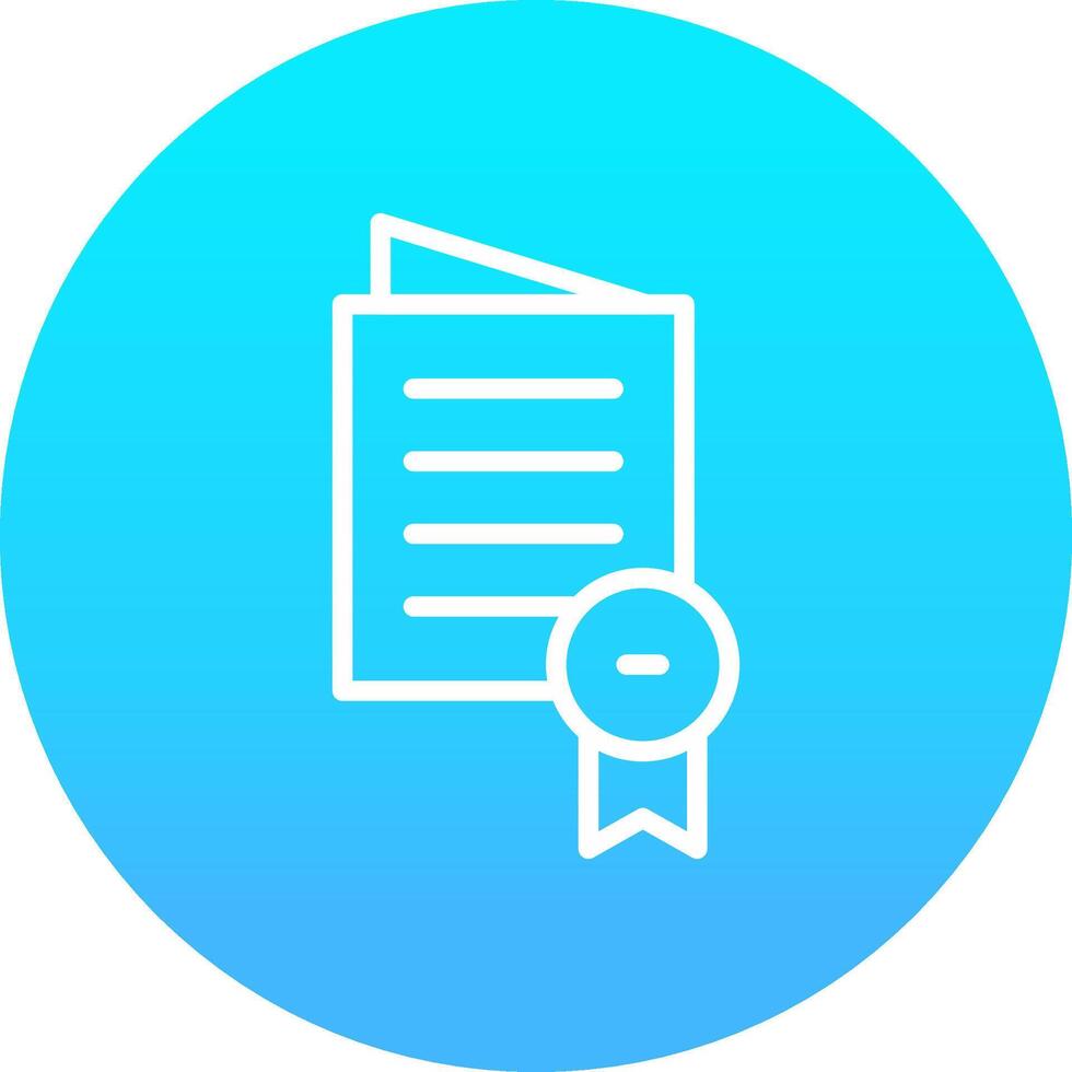 Certificate Creative Icon Design vector