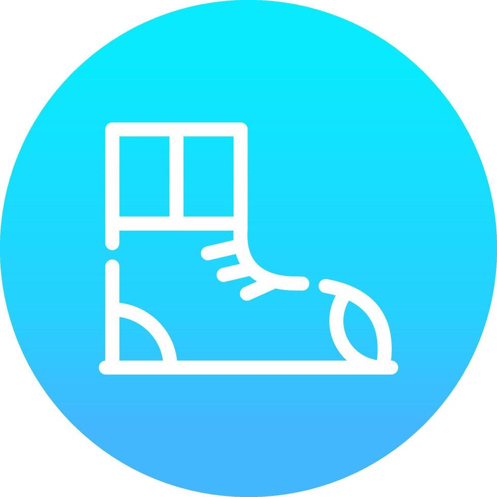 diseño de icono creativo de botas vector