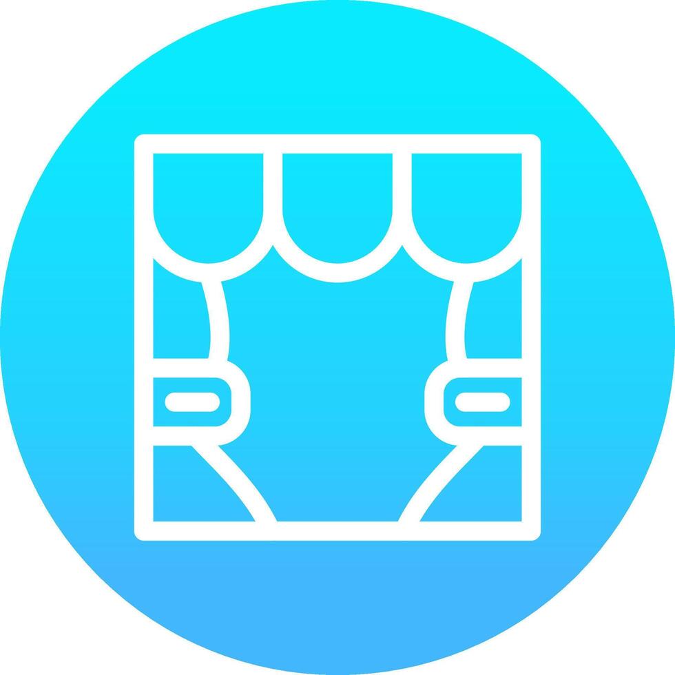 Stage Creative Icon Design vector