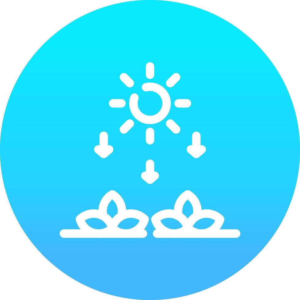Photosynthesis Creative Icon Design vector