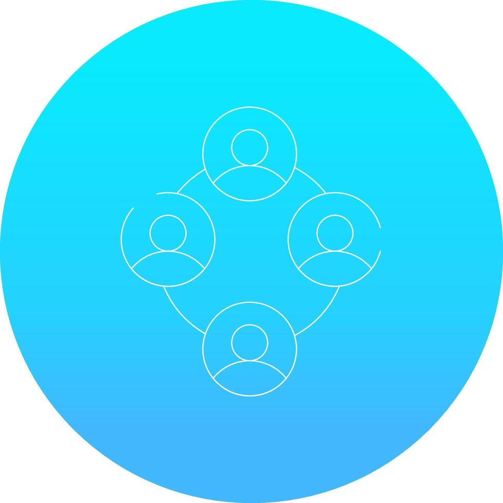 Networking with People Creative Icon Design vector