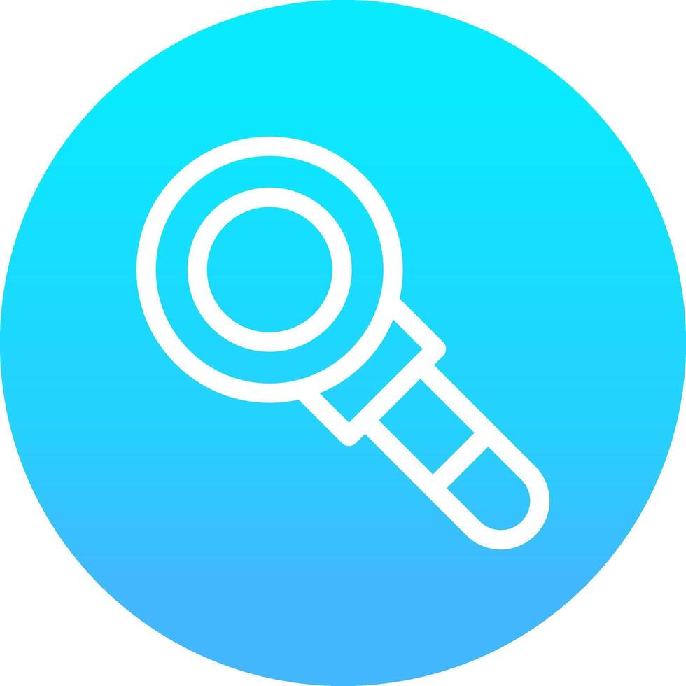 Magnifying Glass Creative Icon Design vector