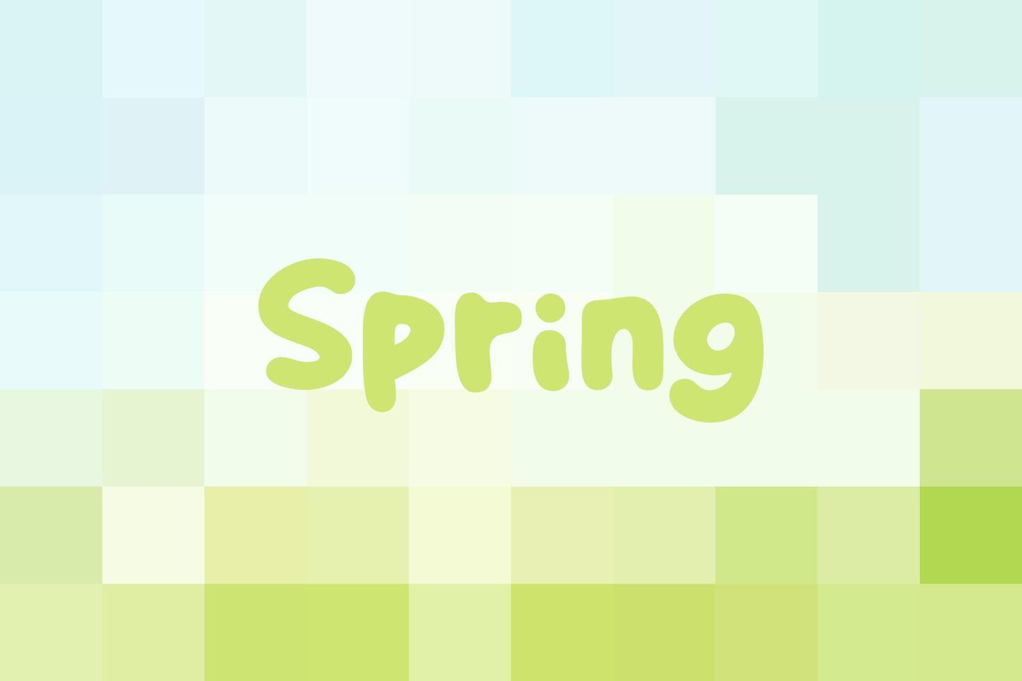 pixel spring backdrop. vector illustration. abstract background of geometric shapes.