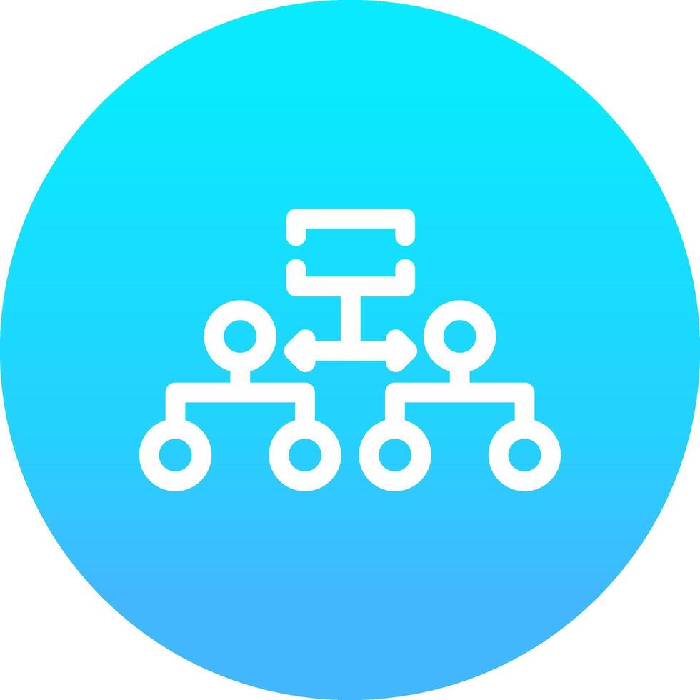 Labeled Hierarchy Creative Icon Design vector
