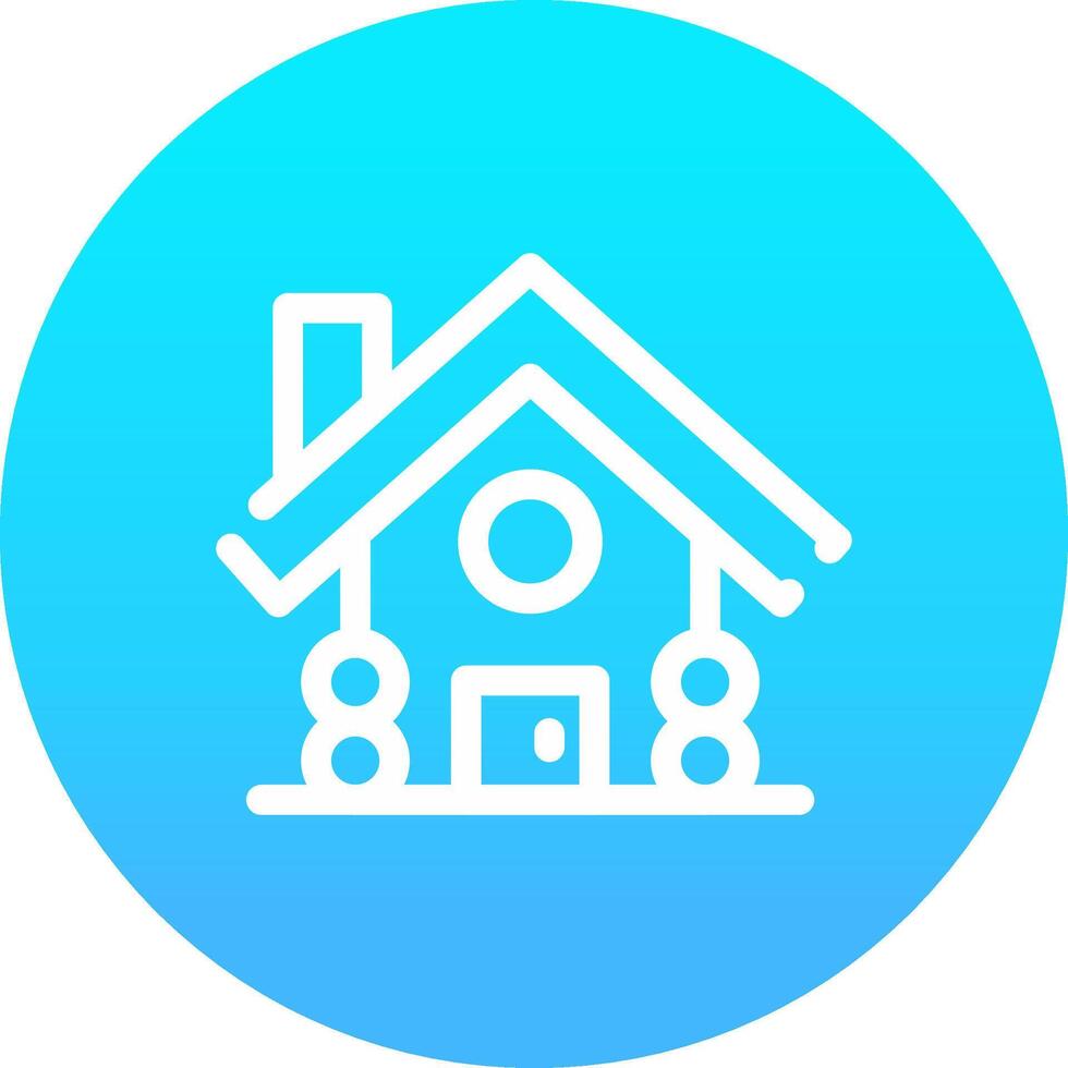 Cabin Creative Icon Design vector