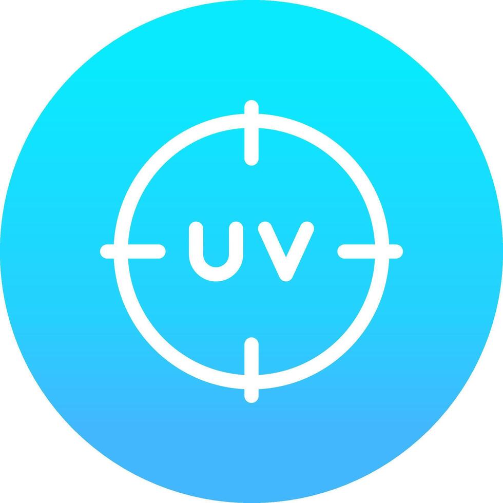 Uv Creative Icon Design vector