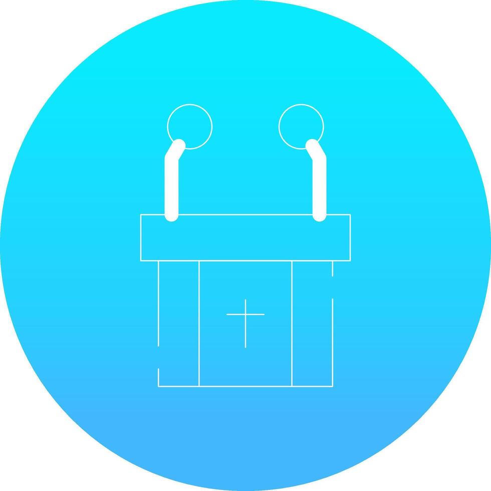 Pulpit Creative Icon Design vector