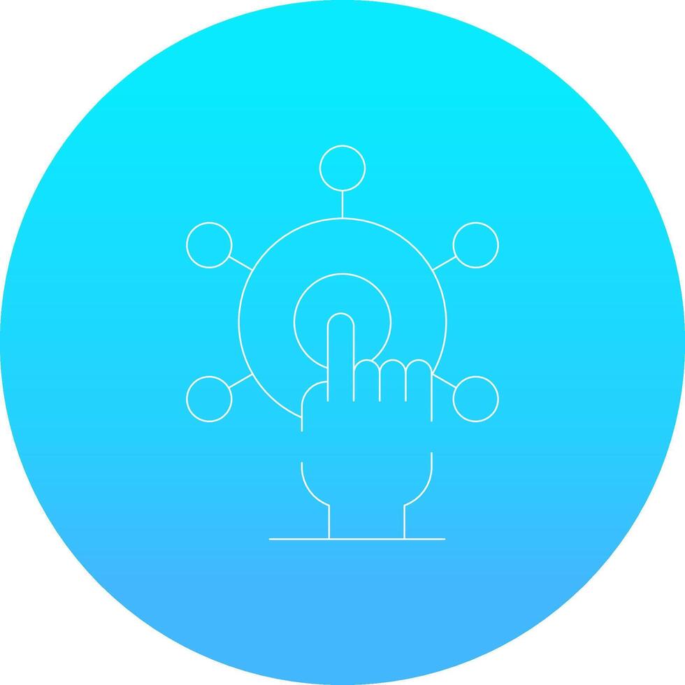 Interactivity Creative Icon Design vector