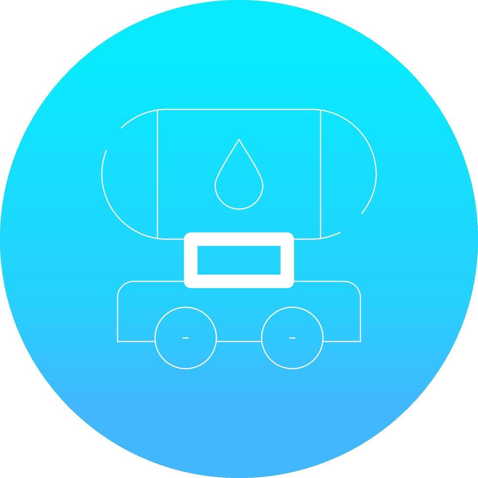 Tanker Creative Icon Design vector